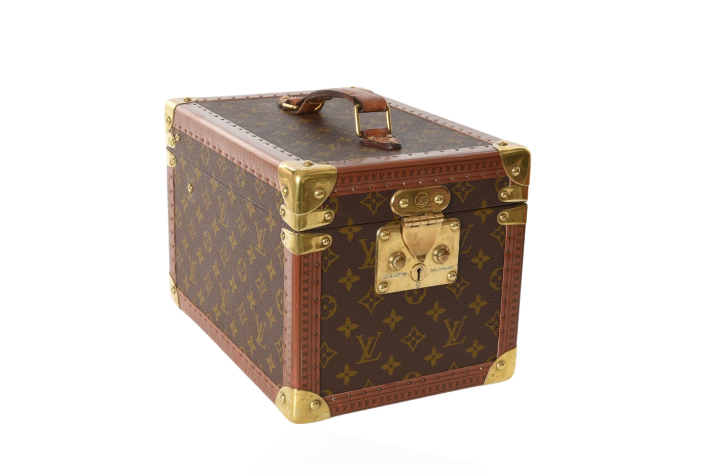 Louis Vuitton Vanity Case Beauty Box Monogram Vintage Rare