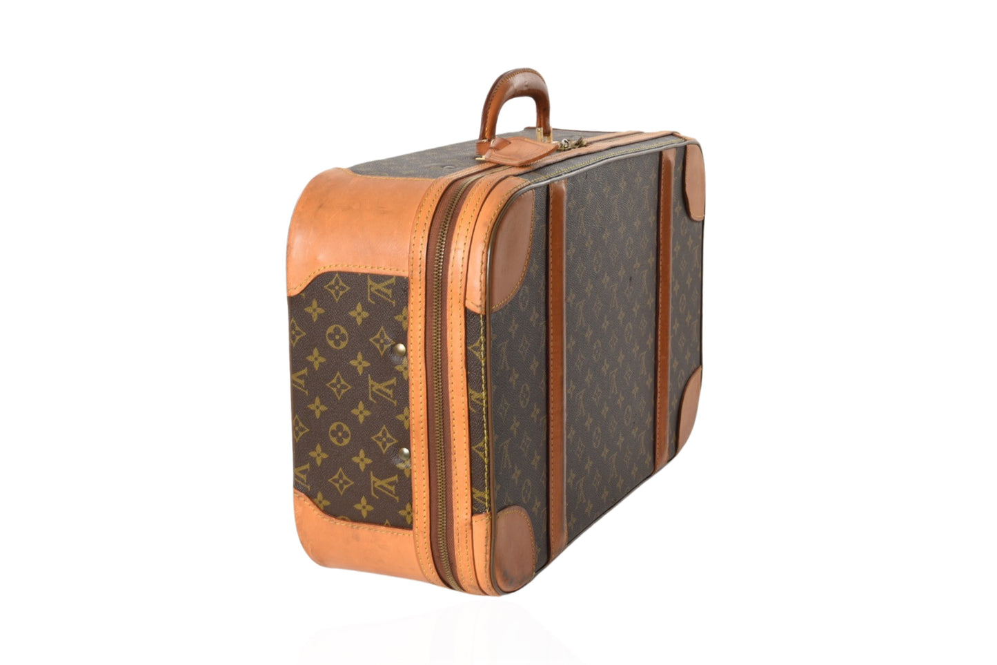 Louis Vuitton Vintage Monogram Stratos Trunk Bag Suitcase Leather