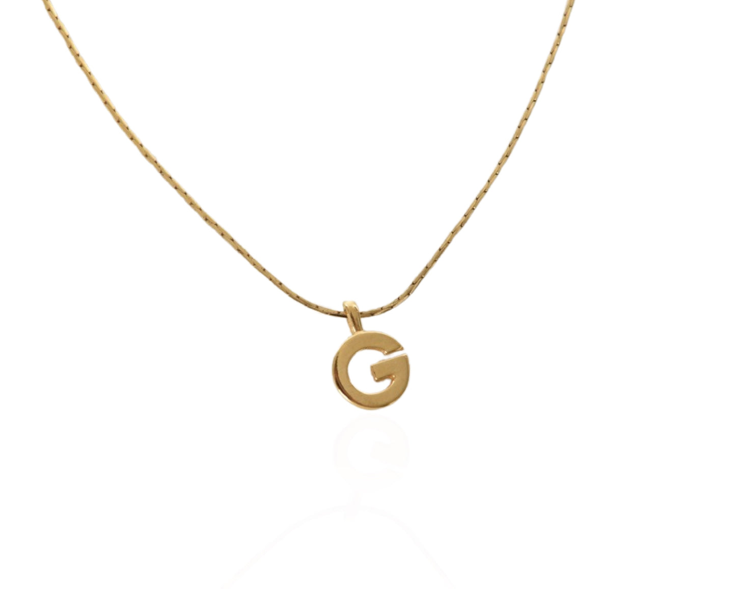 Givenchy Gold Colored Metal Necklace Vintage