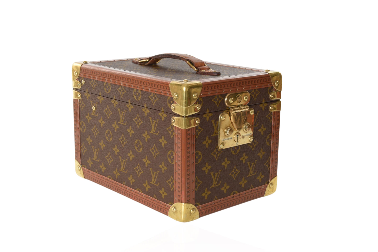 Louis Vuitton Vanity Case Beauty Box Monogram Vintage Rare