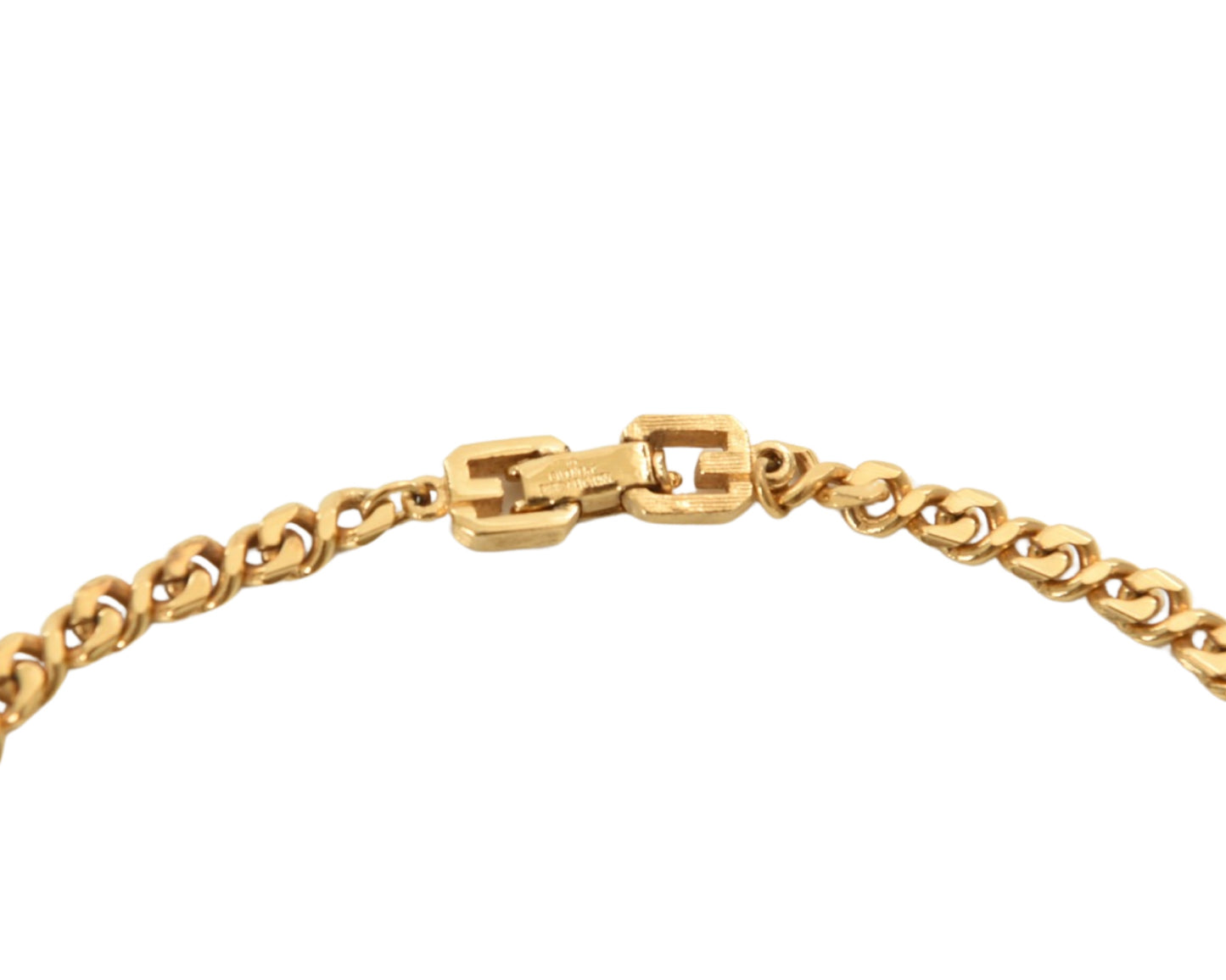 Givenchy Gold Metal Necklace Vintage
