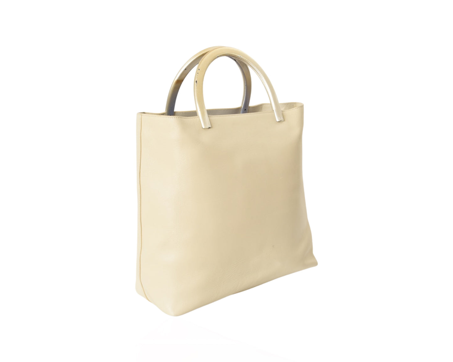 Prada Beige Leather Bag Handbag