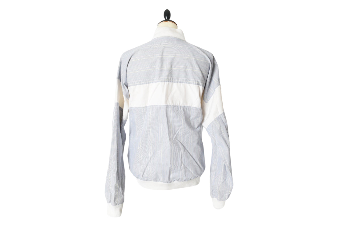 Christian Dior Vintage Lightweight Jacket Size L Blue White Striped