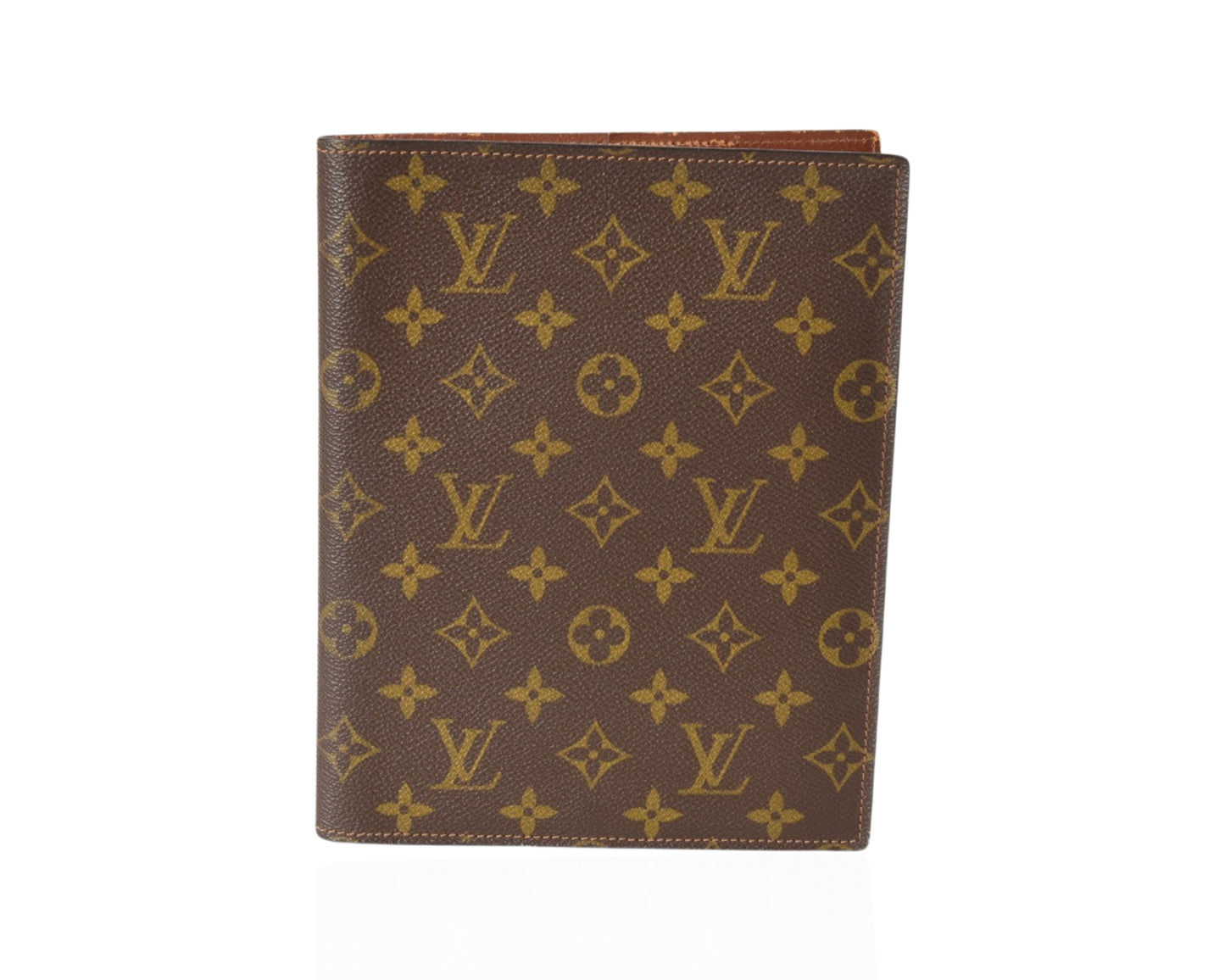 Louis Vuitton Monogram Desk Agenda Notebook Cover Book Case Notes