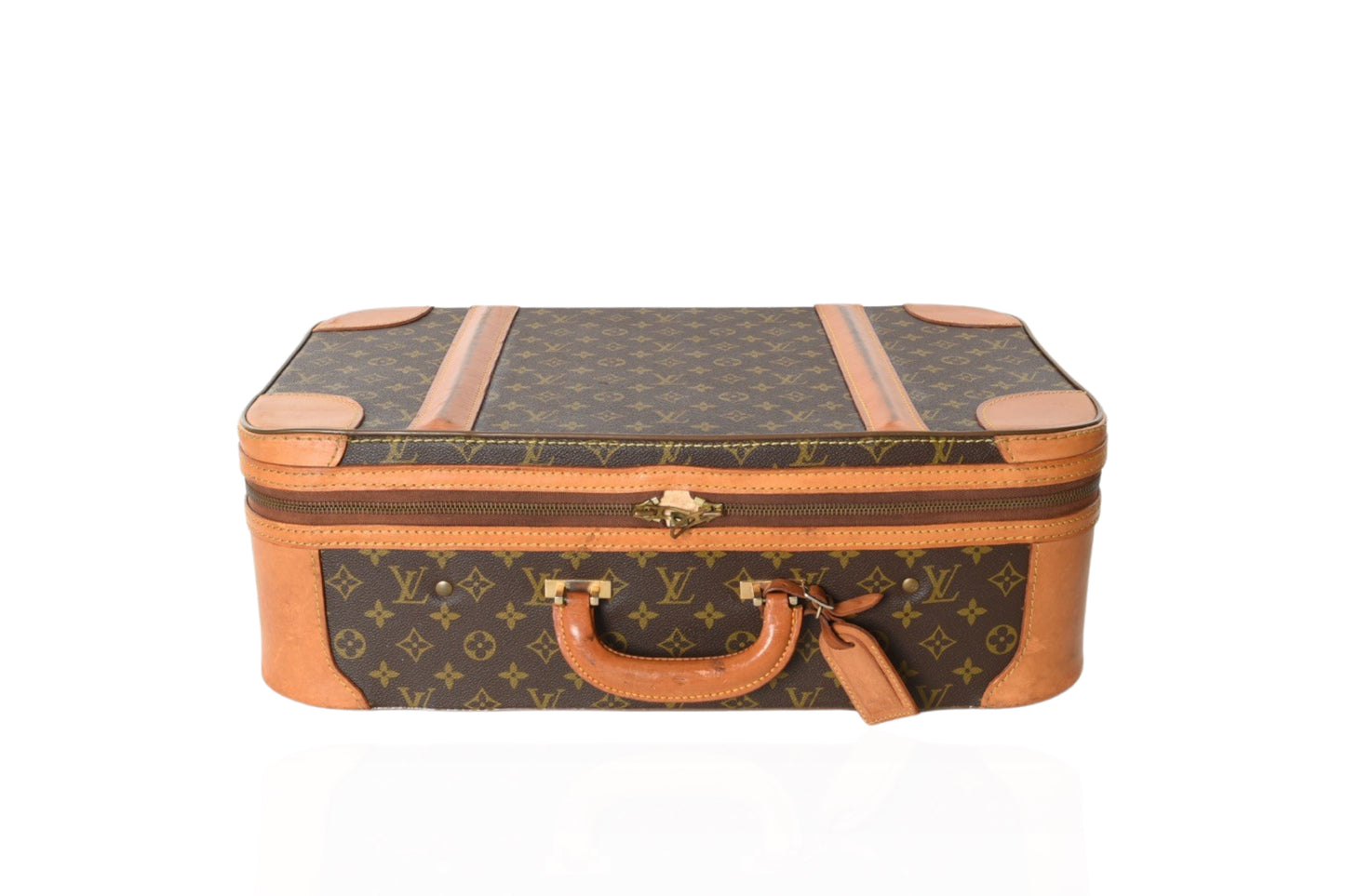 Louis Vuitton Vintage Monogram Stratos Trunk Bag Suitcase Leather