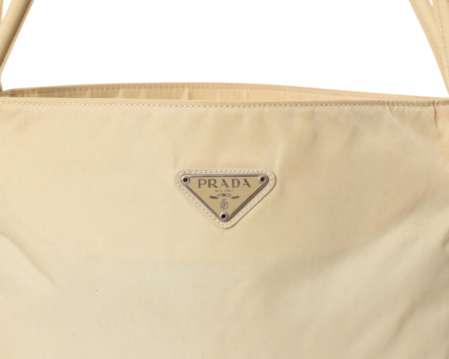 Prada Beige Tessuto Nylon Shoulder Bag Handbag