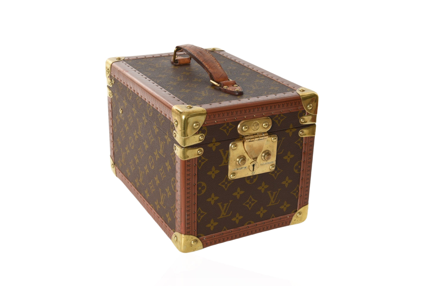 Louis Vuitton Vanity Case Beauty Box Monogram Vintage Rare