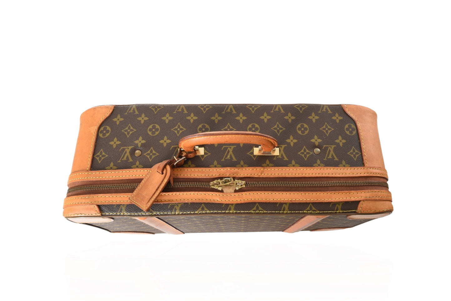 Louis Vuitton Vintage Monogram Stratos Trunk Bag Suitcase Leather