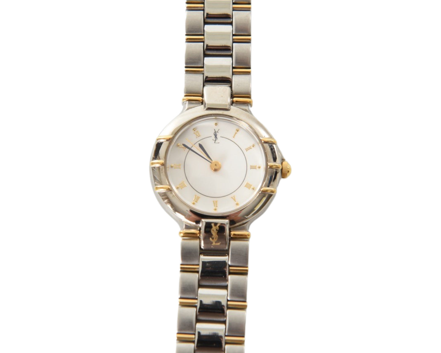 Yves Saint Laurent YSL Women's Watch Quartz Dial Silver Ladies