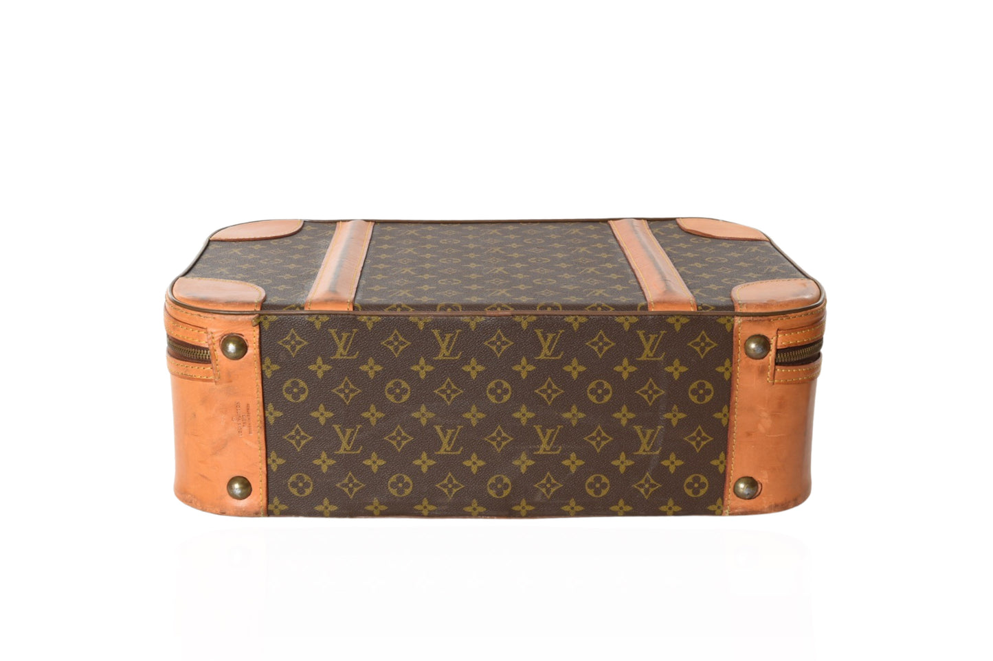 Louis Vuitton Vintage Monogram Stratos Trunk Bag Suitcase Leather