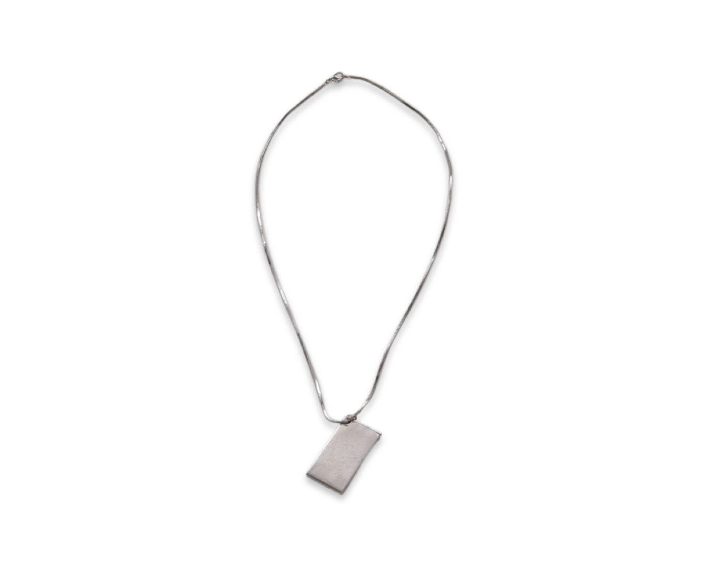 Dior Silver Metal Necklace